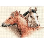 (image for) Mini Horse Pals Counted Cross Stitch Kit